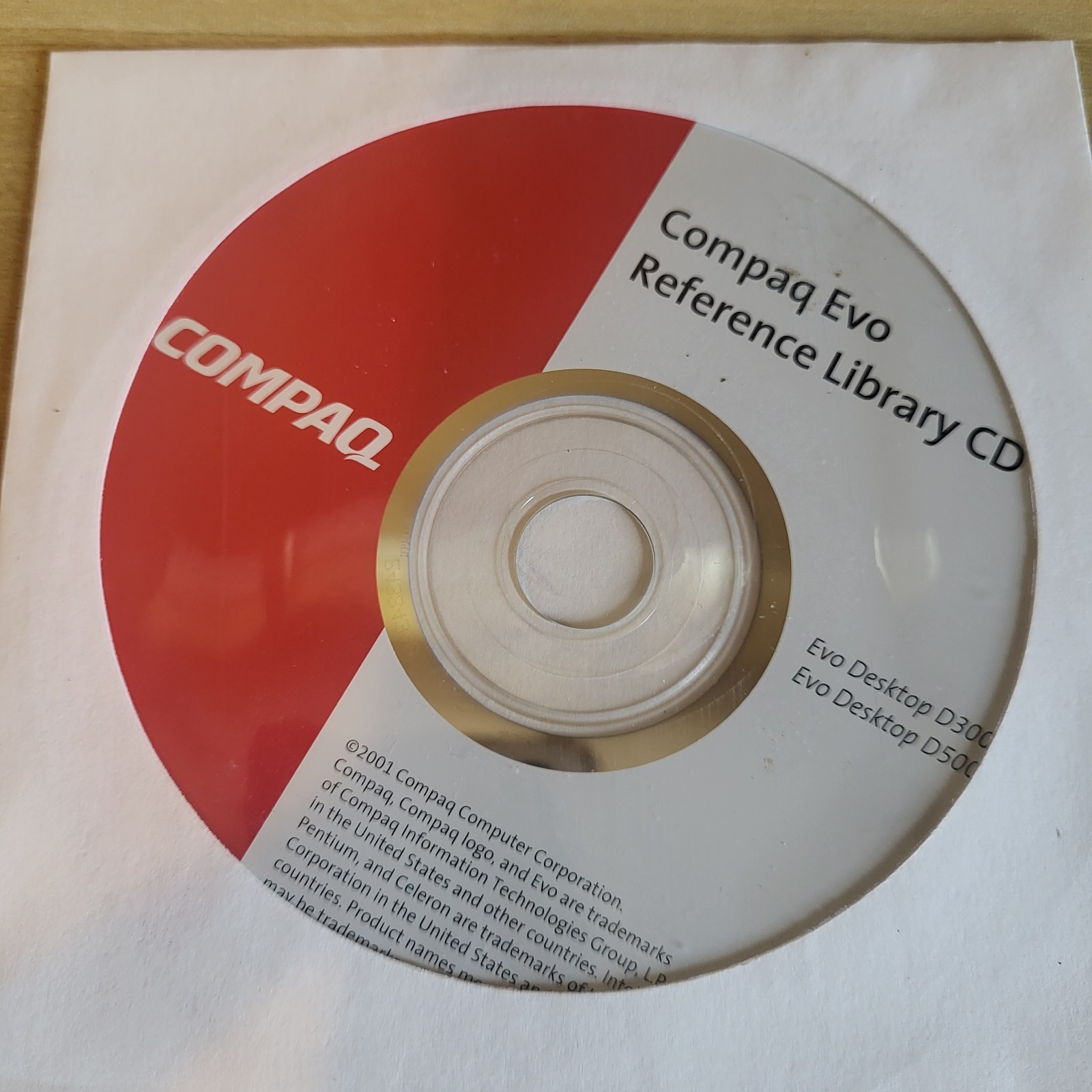 Compaq Quick Setup Evo Desktop D300 & D500, Reference Library CD Factory Sealed
