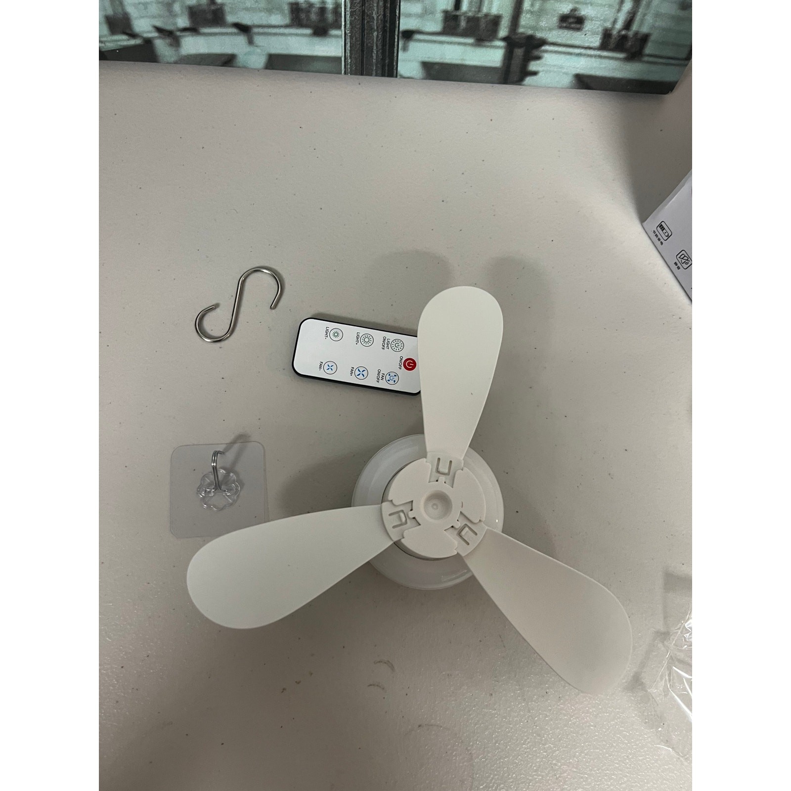 GUJIA 2-in-1 LED Ceiling Fan Light