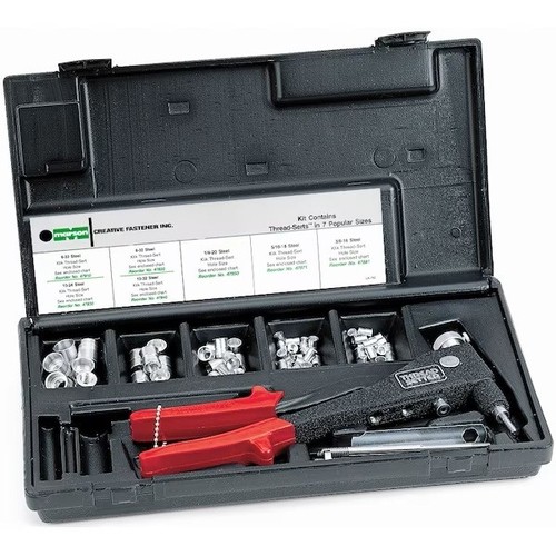 Howmet M39302 RN-1 Poly-Nut Thread-Setter Kit, with M39300 Tool and 52 Klik