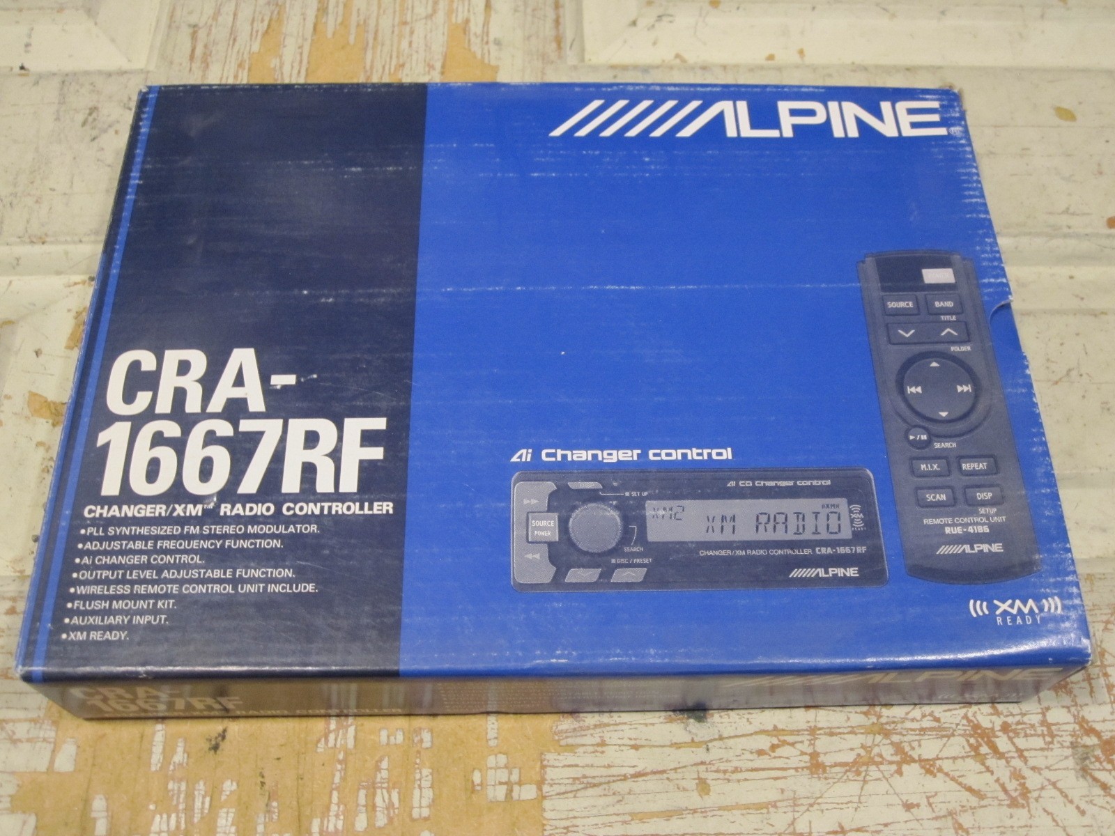 NOS Vintage Alpine CRA- 1667RF CD Changer Controller With Remote