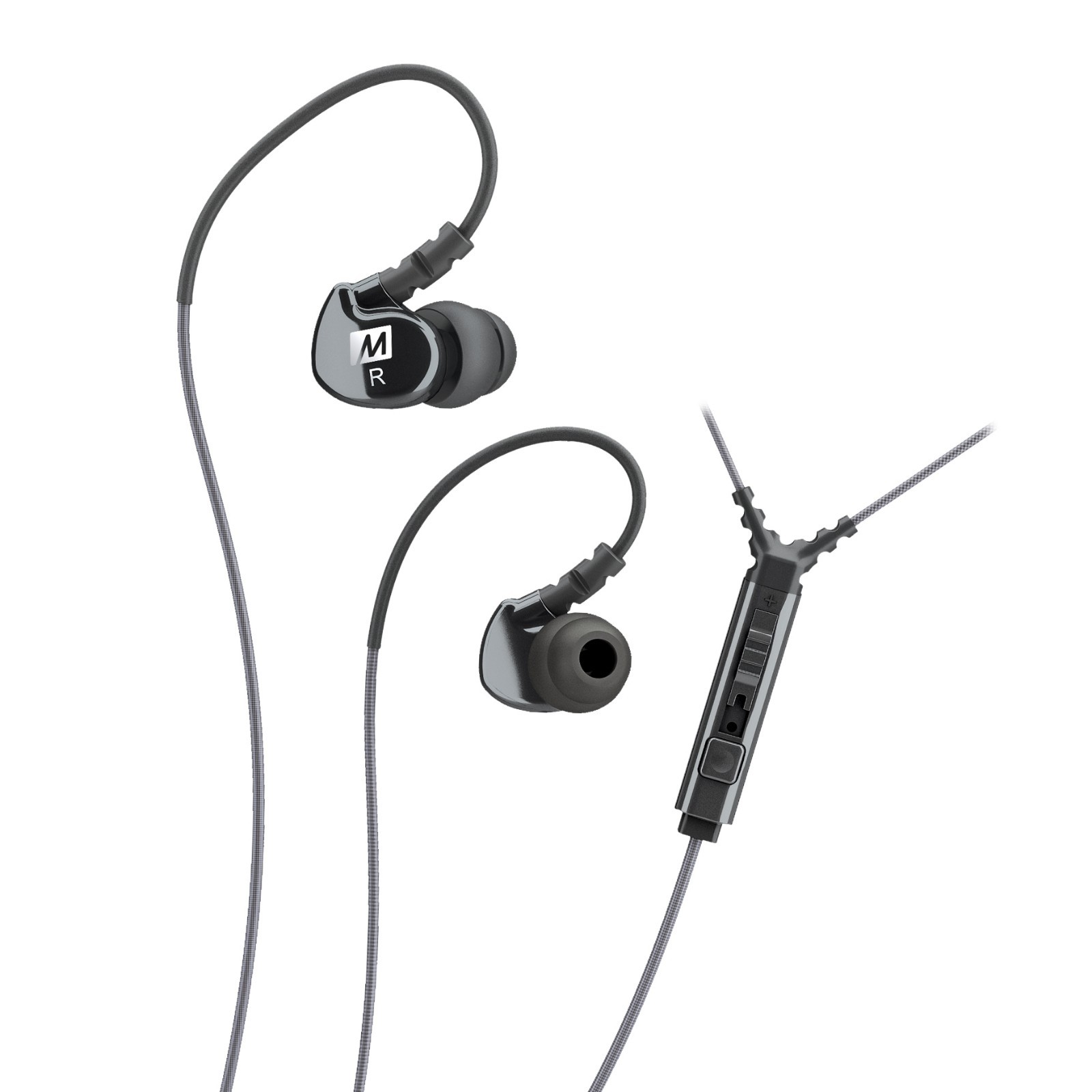 MEE audio M6P Memory Wire Sports Earphone 2 Pack (Bulk Packaging)