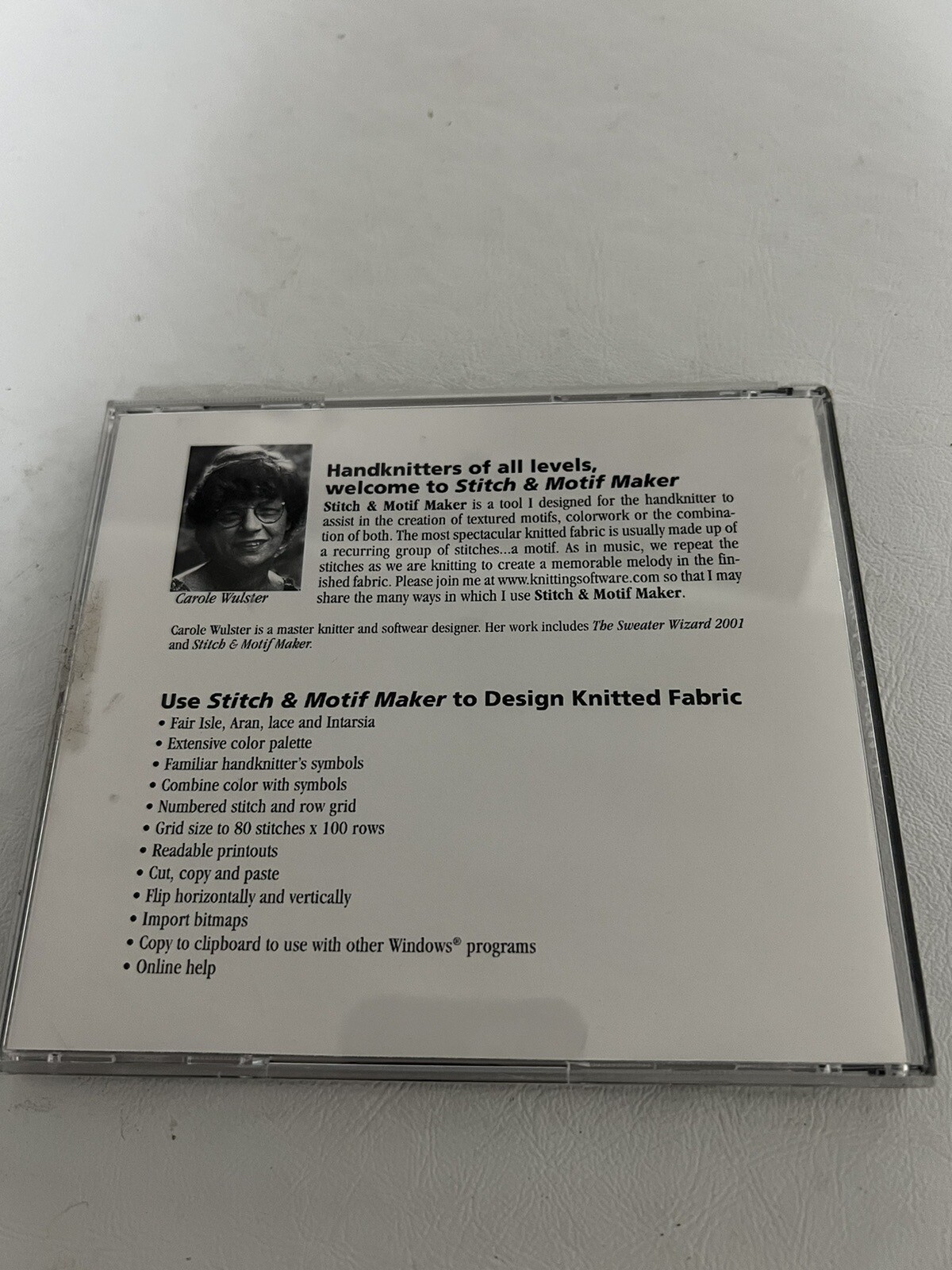 Stitch And Motif Maker Software Cd