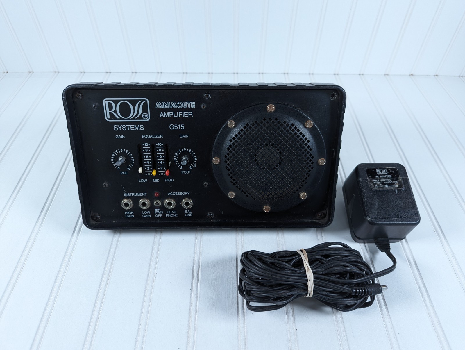 ROSS G515 MiniMouth Amplifier 15W Monitor Amplifier Tested Works Free Shipping