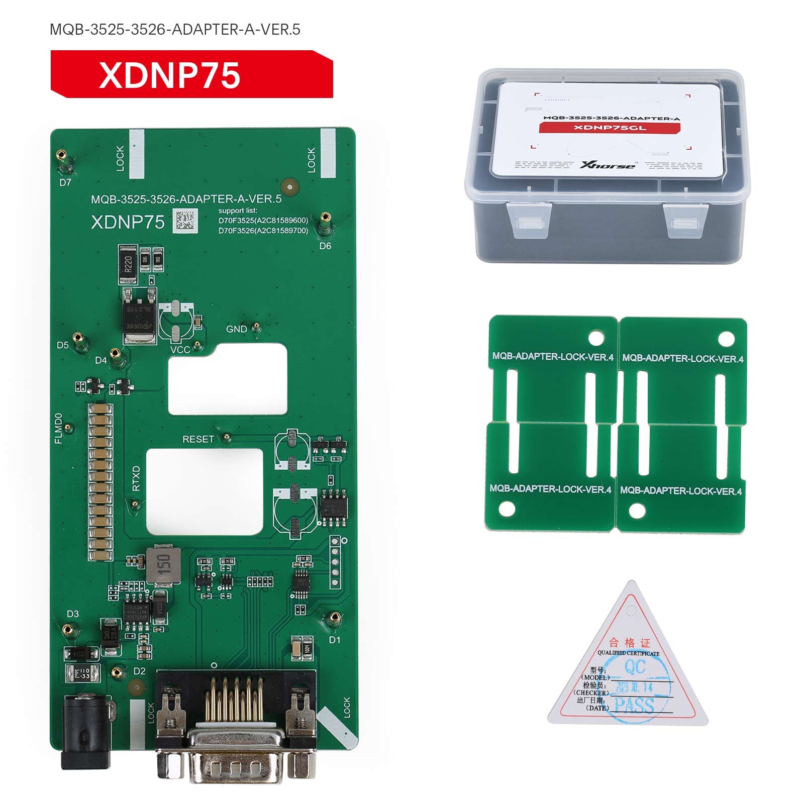 Xhorse XDNPM3GL MQB48 Adapter Without Solder Full Package 13pcs For Multi-Prog