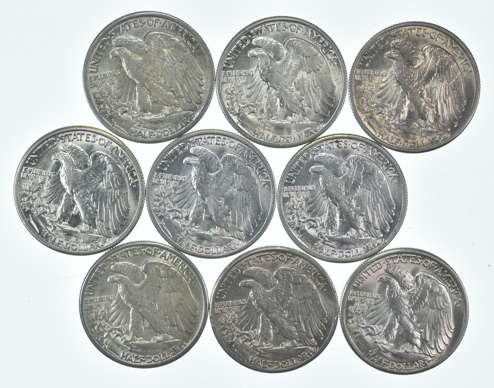 BU 1947-D Walking Liberty Half Dollar Uncirculated 90% Silver