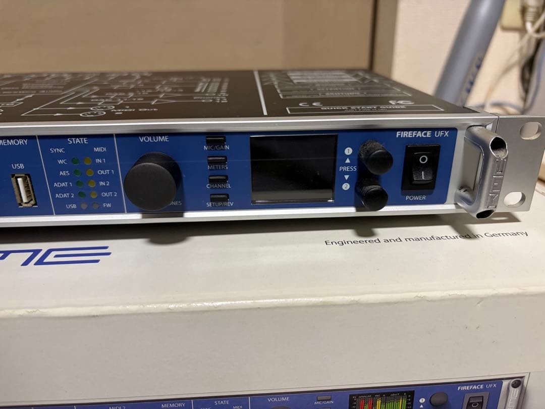 RME Fireface UFX USB FireWire Audio Interface Tested w/ Original Box