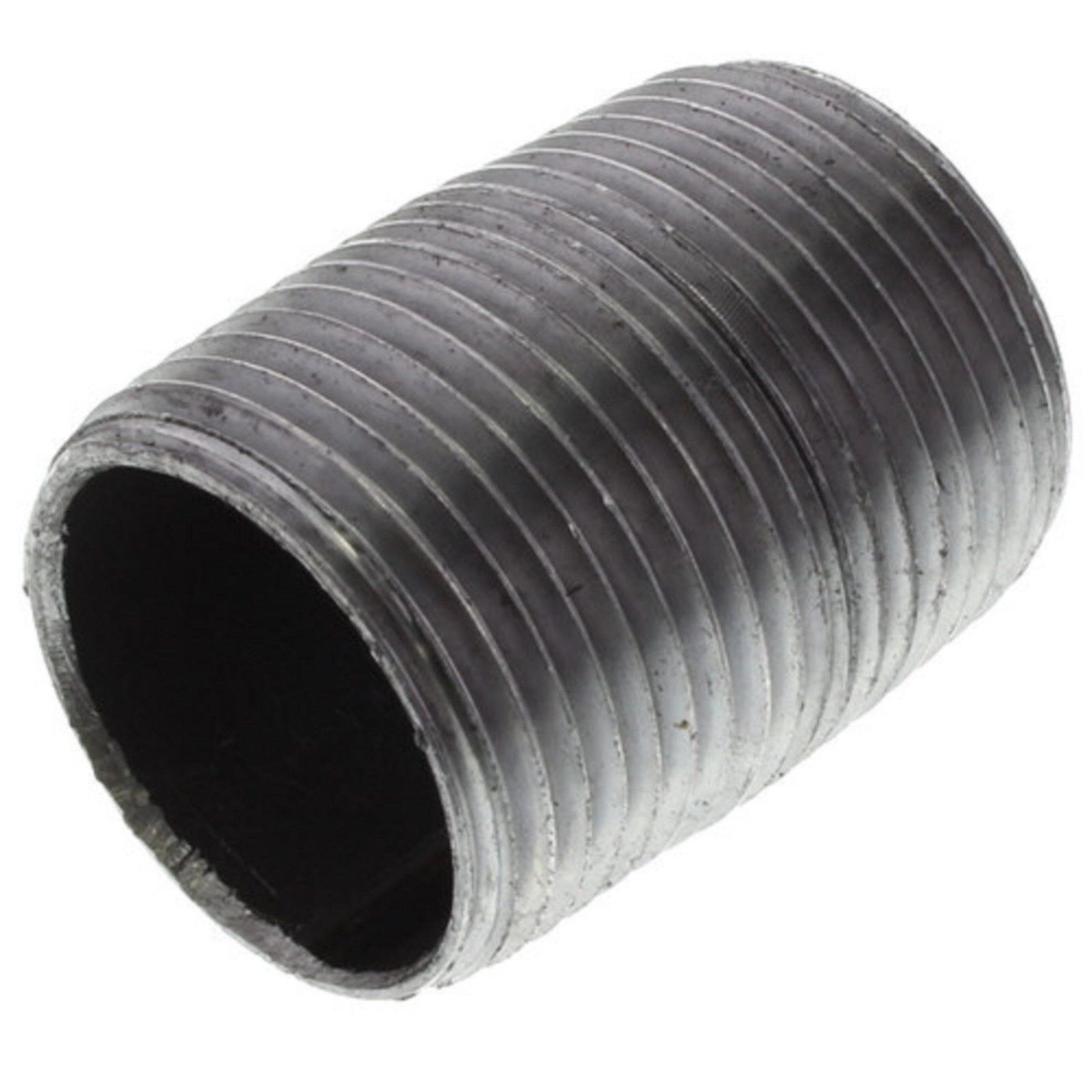 LOT OF (25) 1/2" X Close Nipple BLACK IRON GAS PIPE FITTINGS THREADED PLUMBING