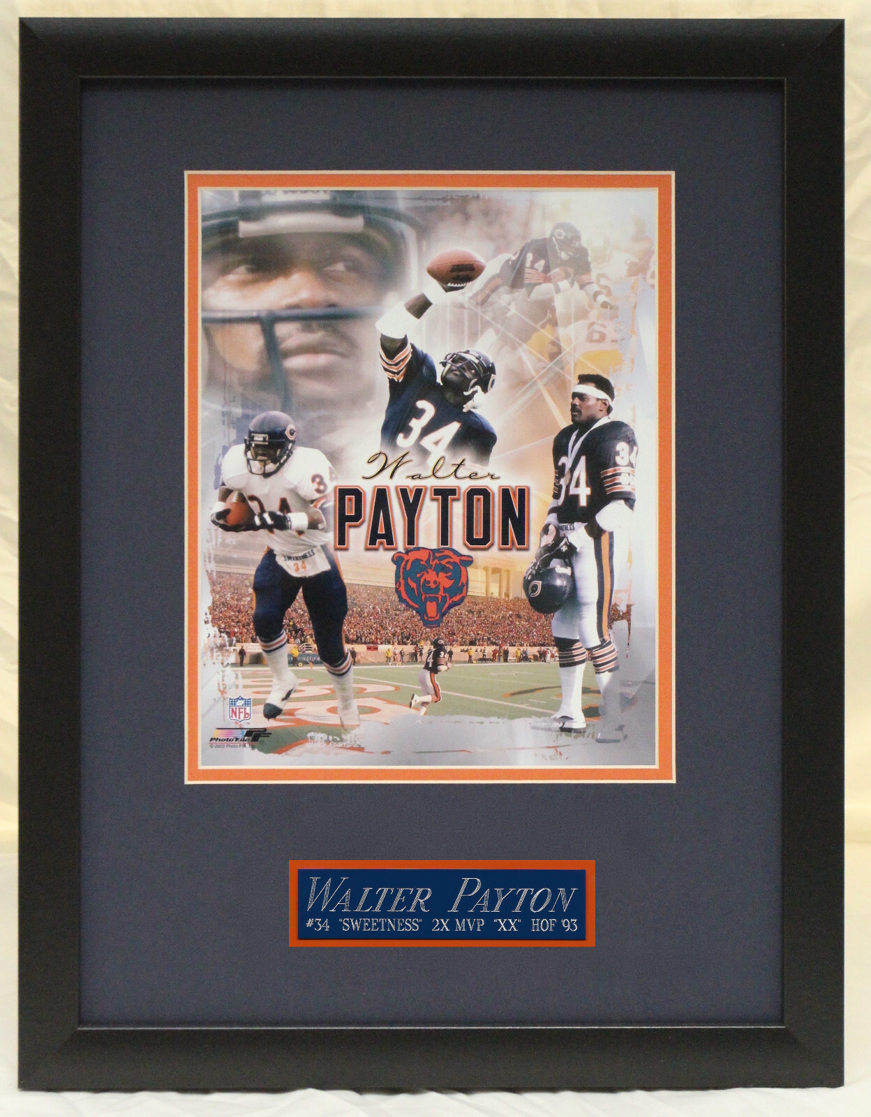 LEONARD MARSHALL GIANTS NAMEPLATE AUTOGRAPH SIGNED FOOTBALL HELMET JERSEY PHOTO