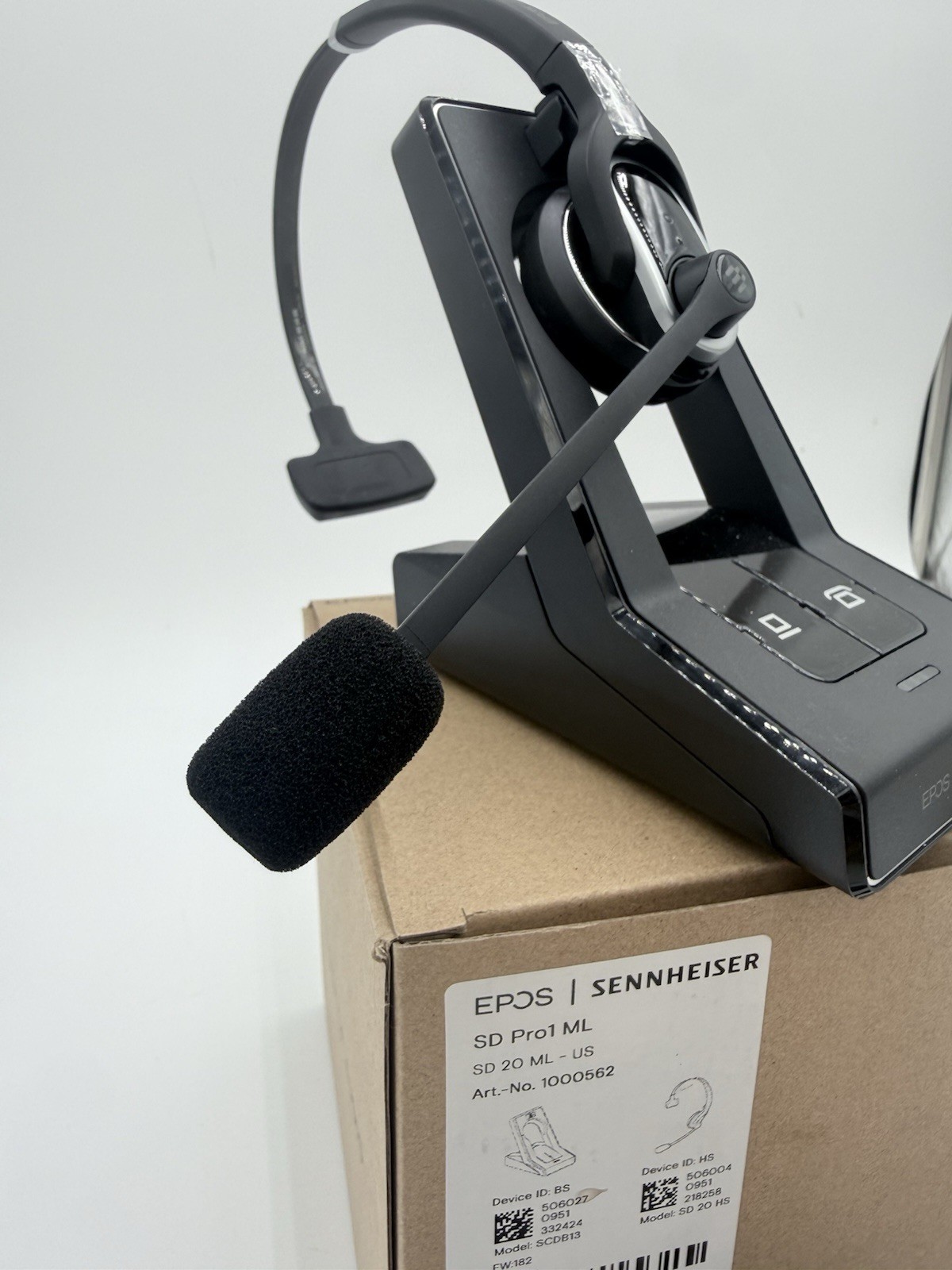 EPOS SENNHEISER IMPACT SD Pro 1 ML - wireless headset system model 1000562 - NOB