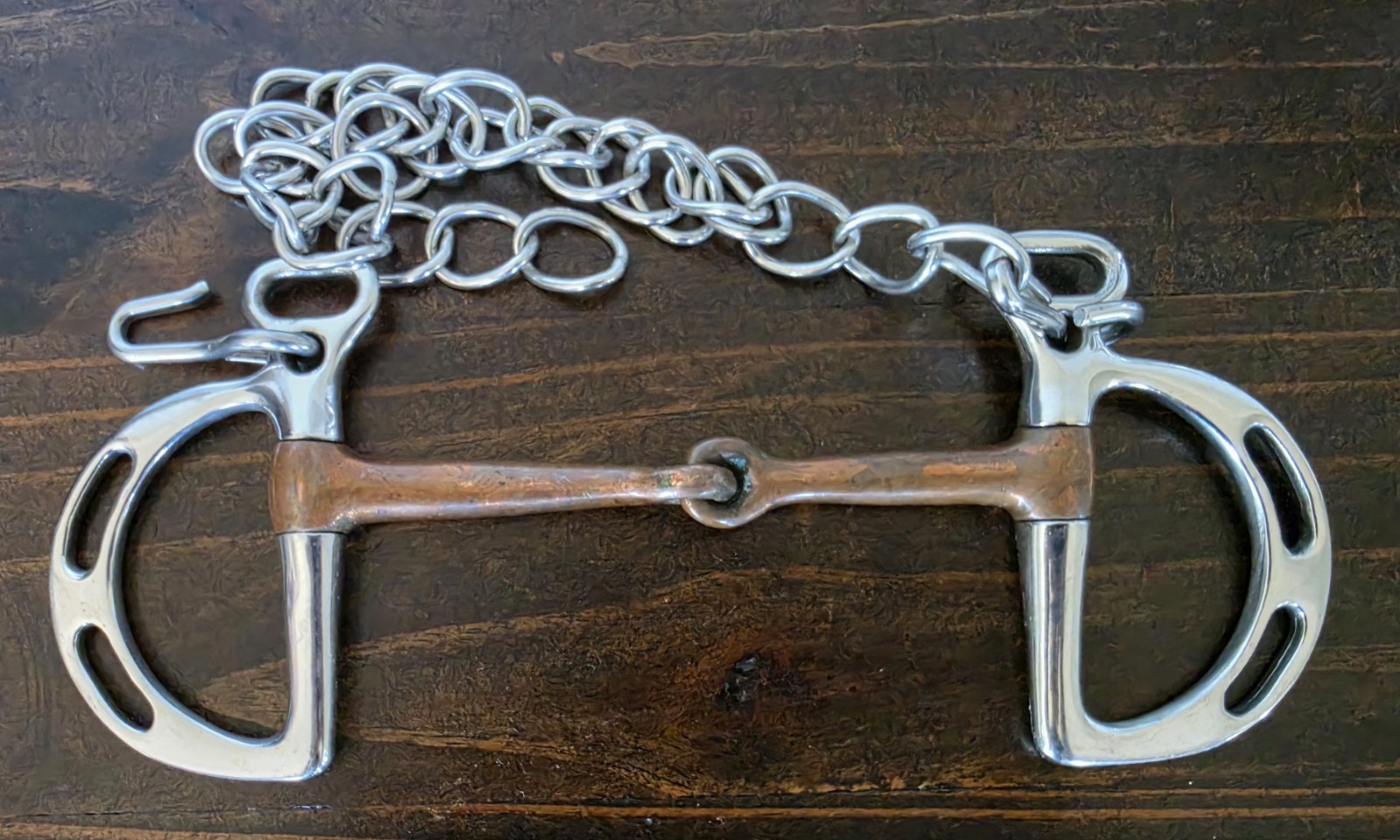 Copper Mouth Single Joing Kimberwick Horse Bit
