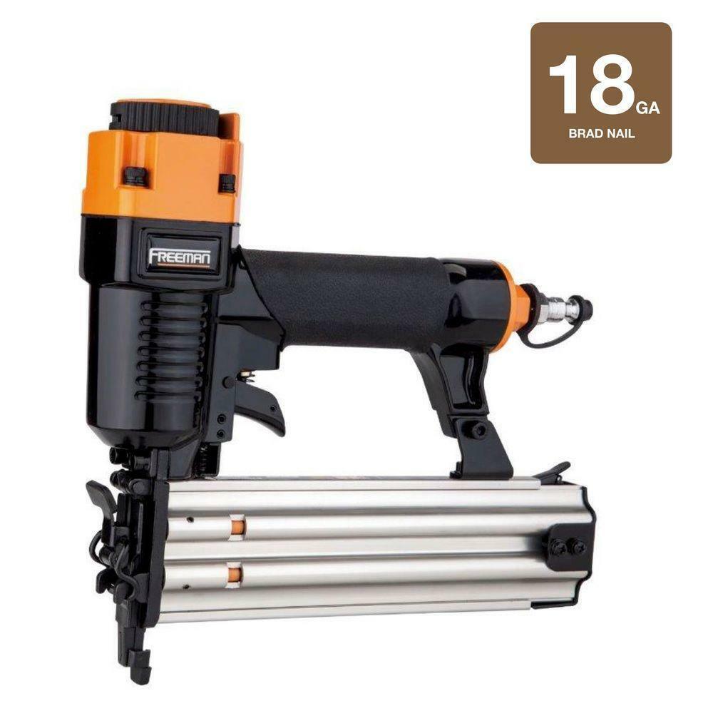 Freeman PBR50Q Pneumatic 18-Gauge 2" Brad Nailer with Quick Jam Release