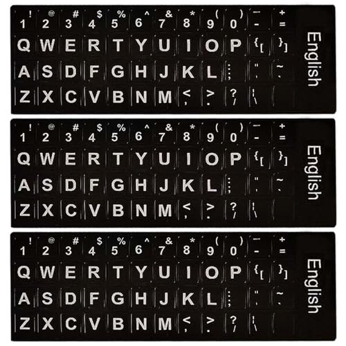 Replacement English Keyboard Letter Stickers, Universal English Keyboard