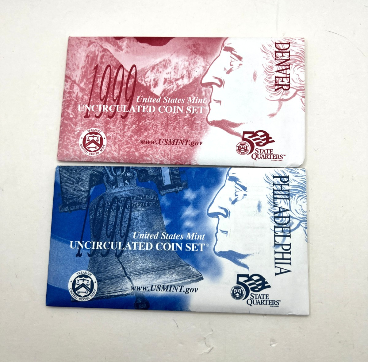1999 Mint Coin Set Uncirculated Denver & Philadelphia NEW OGP