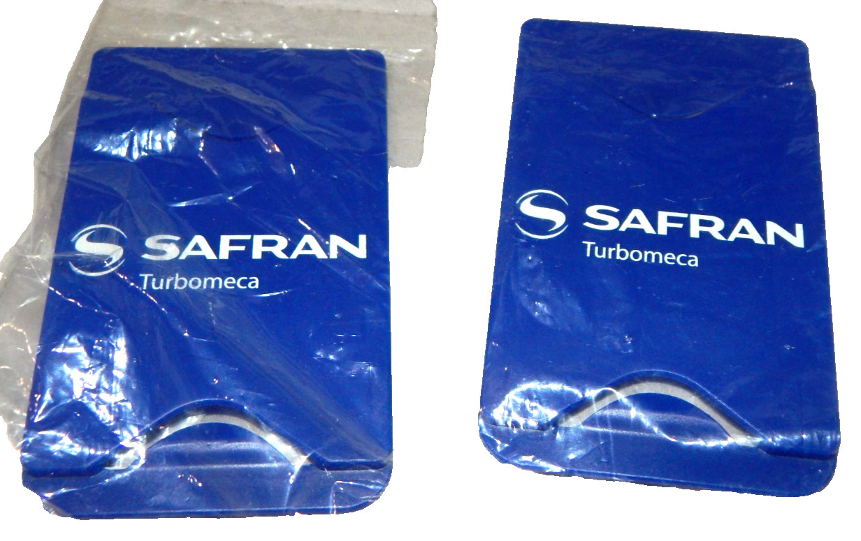 Safran Turbomeca Cell Phone Card Pocket Lot of 2  Factory Sealed