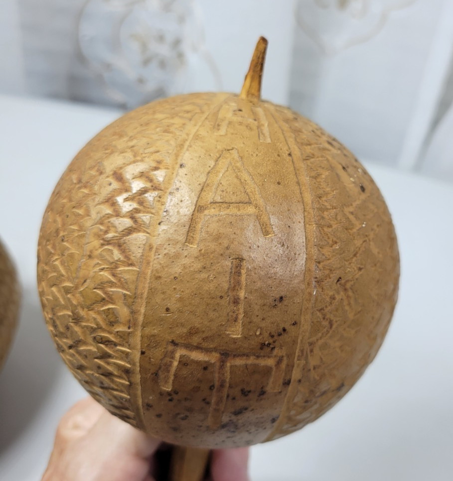 2-Haiti's Hand Craved Gourd Moraco's VTG