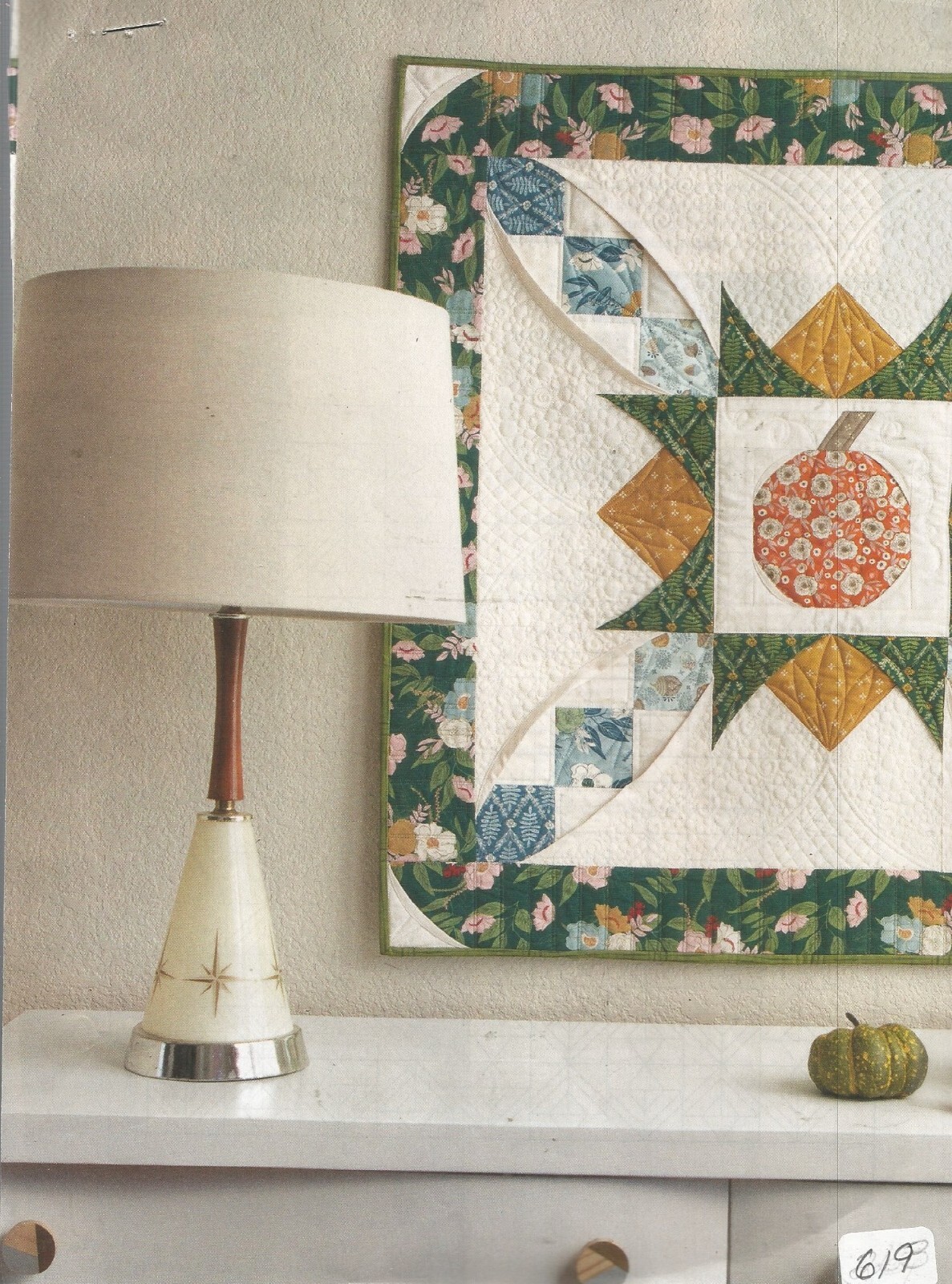 E0345 FALL FESTIVAL WALLHANGING  QUILT PATTERN/INSTRUCTIONS