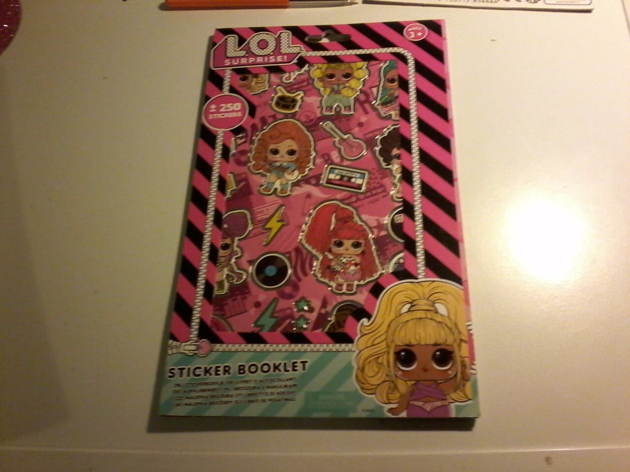 250 STICKER BOOKLET  FOR SCRAPBOOKING LOL SURPRISE