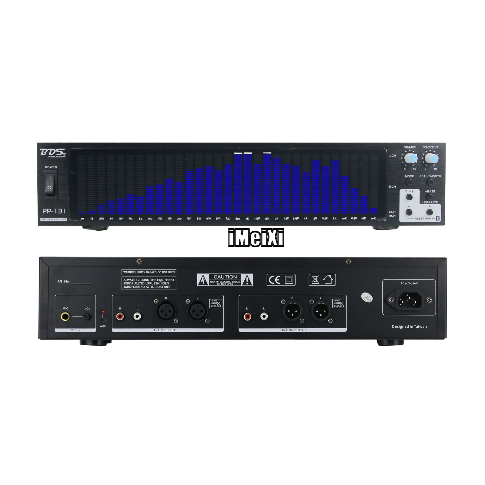 BDS PP-131 Audio Spectrum Analyzer Blue Display VU Music Indicator 31-Segment