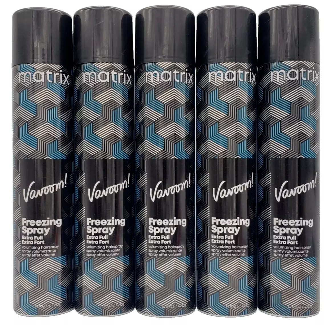 Matrix Vavoom Freezing Spray Extra Full  14.9 oz Pack of 5