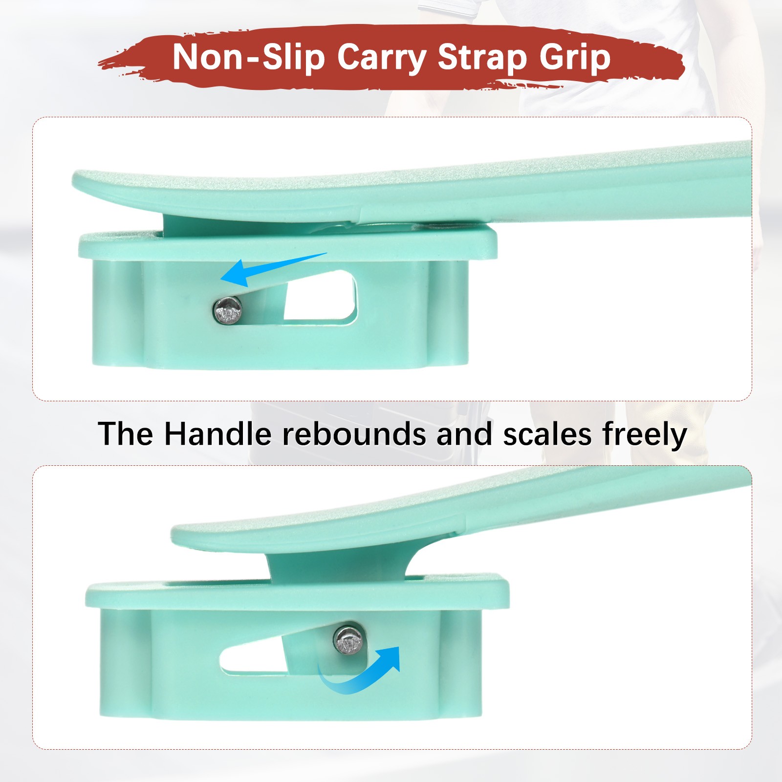 1PCS Luggage Replacement Handle for Suitcase - [Fruit Green-8.5IN]