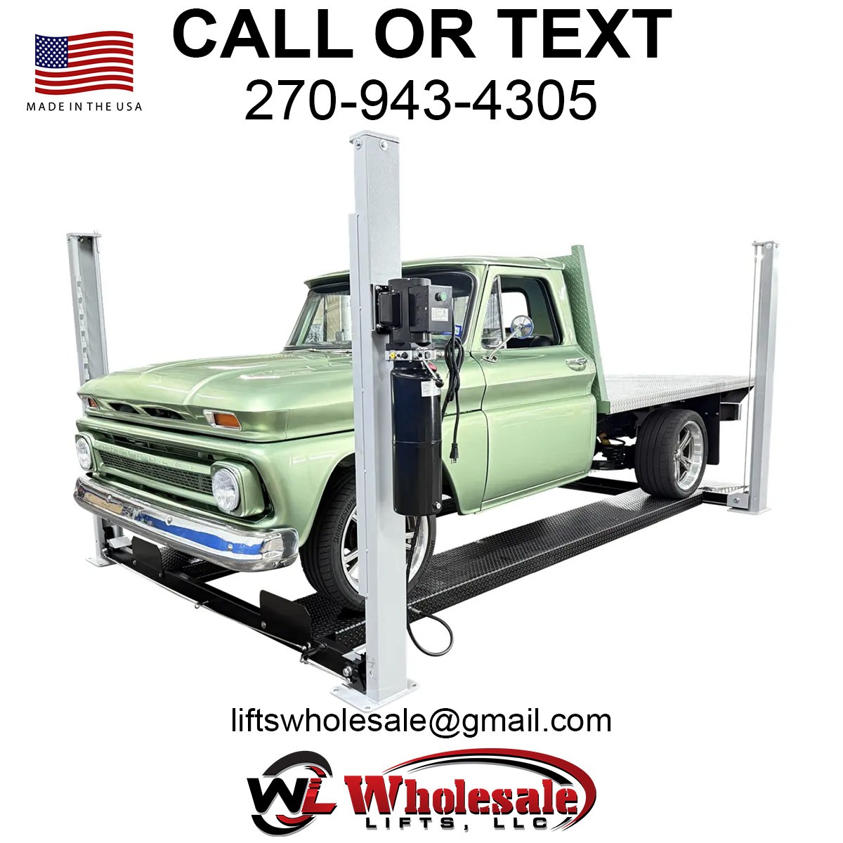 Triumph USA8000XLT 8,000 lb Made in the USA Service / Storage 4-Post Lift