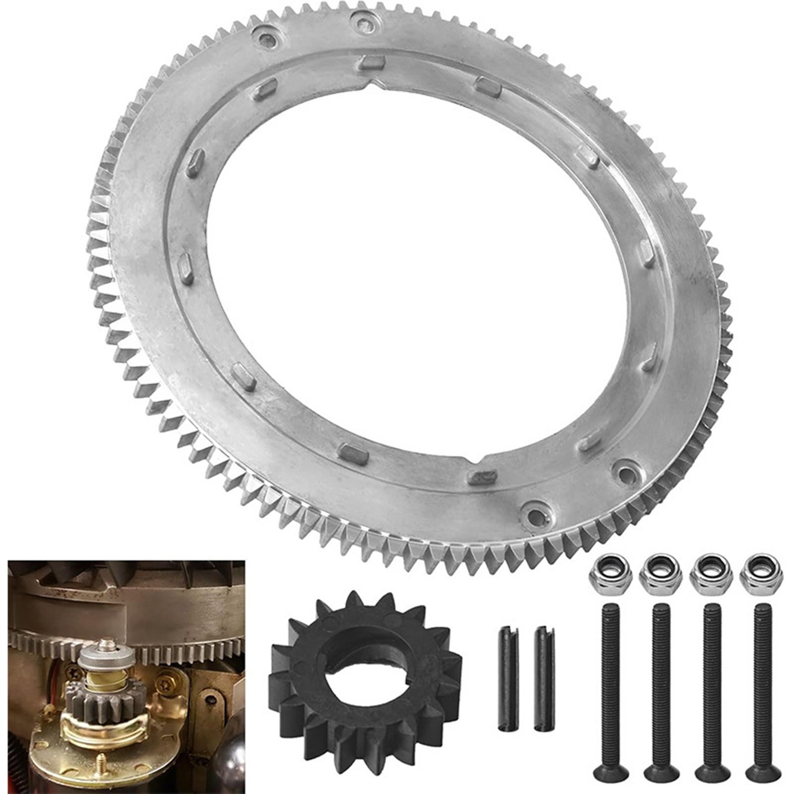 1 Set Flywheel Ring Gear for Briggs & Stratton 19G412-1180-E2 Misc Tool