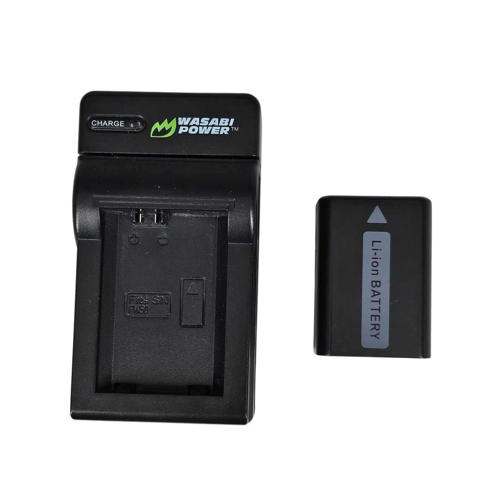 WASABI BTR-FW50-JWP POWER CHARGER & BATTERY PACK SET – WORKS WITH SONY NP-FW50