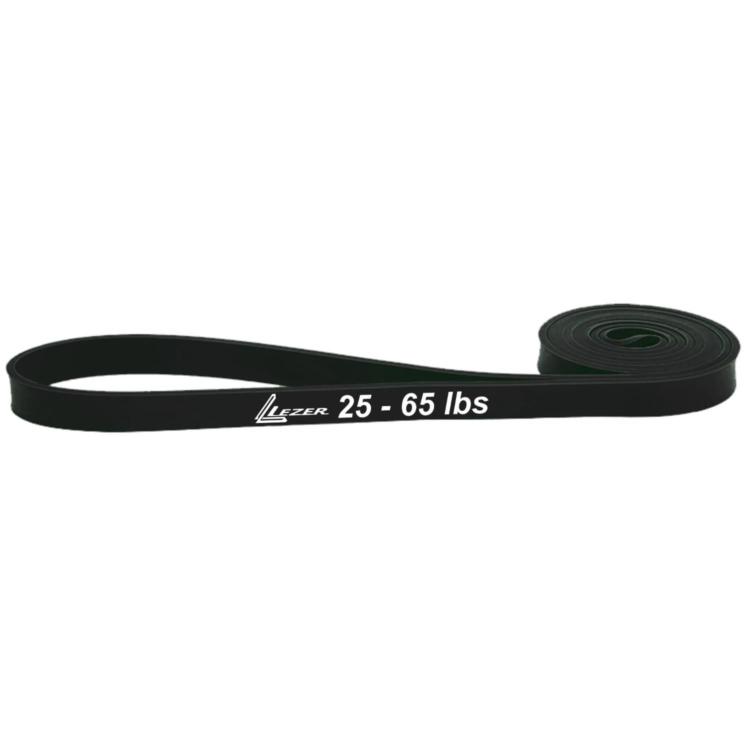 Resistance Bands - 25-65 lbs, Black - Workout & Physical Therapy Bands with I...
