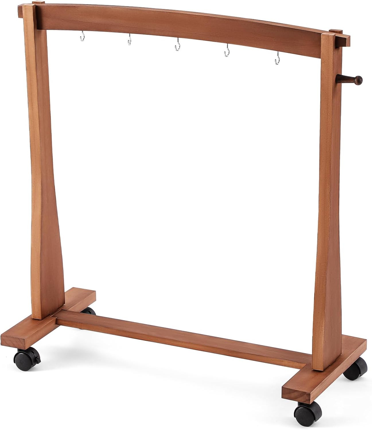 Gong Chimes Wood Stand for 34" to 40" Gongs with Base for 1 Gong or 5 Chimes Woo