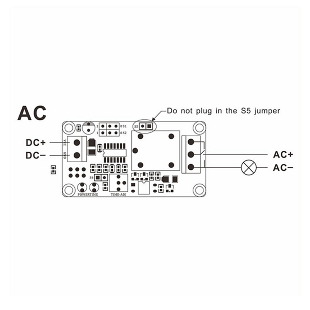 DC 12V Relay Delay Timer Switch Delay Turn on / Delay Turn off Module 10A