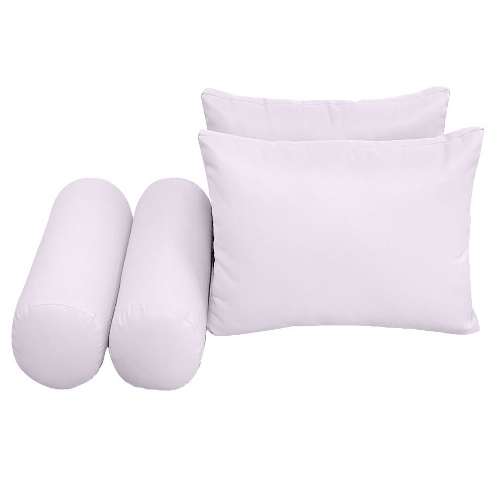 |SLIPCOVER ONLY|S2 Outdoor Bolster Backrest Pillow Covers Knife Edge Queen AD107