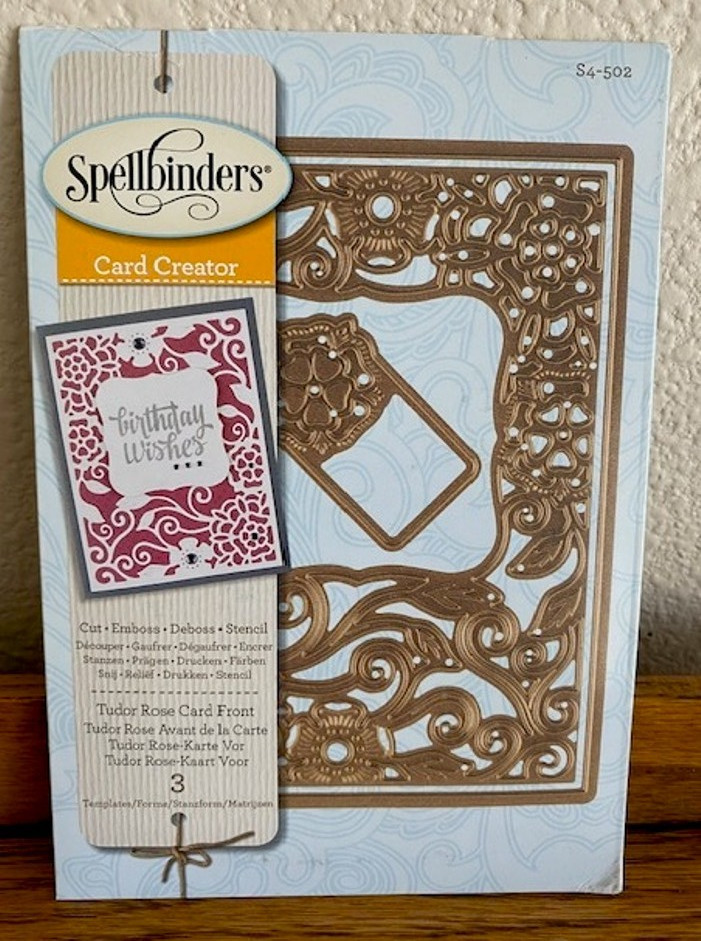 Spellbinders Card Creator TUDOR ROSE Die Set for Card Making, 3 pc. Set# S4-502