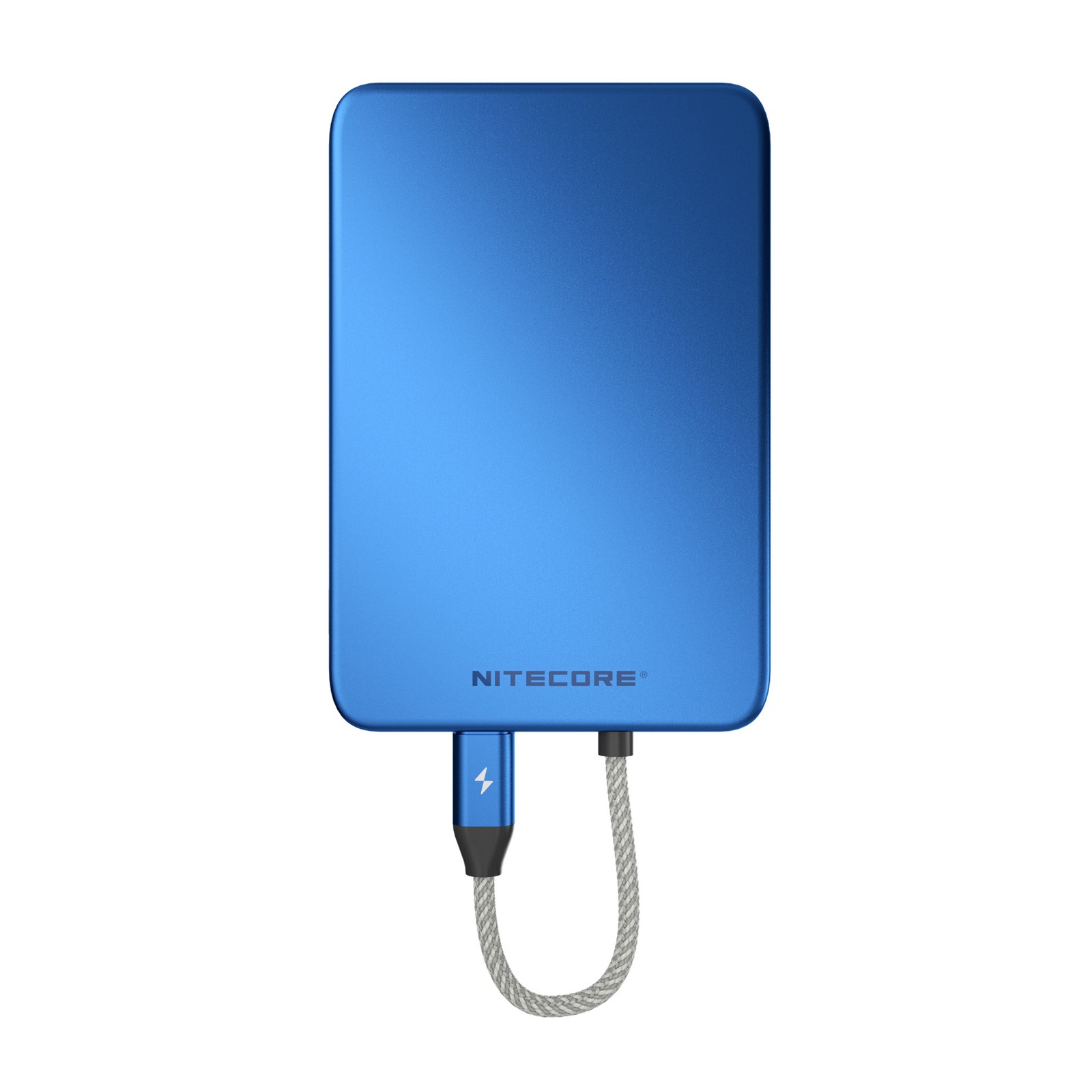 Nitecore POCKET 5 Magnetic Power Bank with Built-In Cable (Blue)