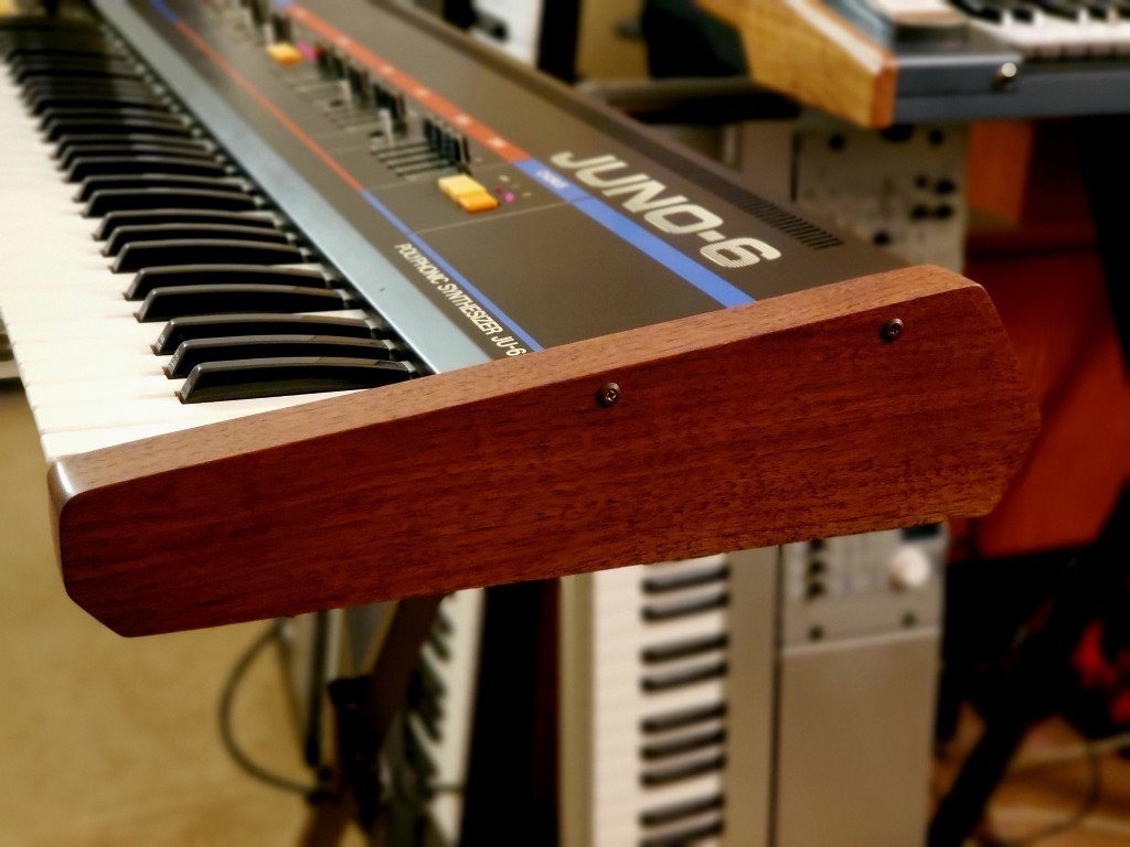 Roland Juno-60 / Juno-6 Replacement Side Panels - Solid Walnut - Brand New