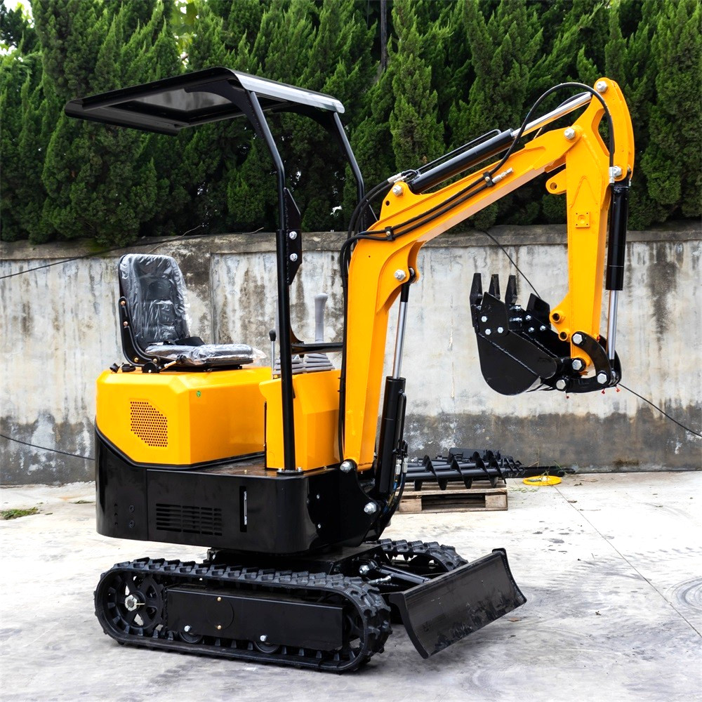 Pick UP Mini Excavator 13.5HP Micro Crawler Excavator Small Digger USA Stock
