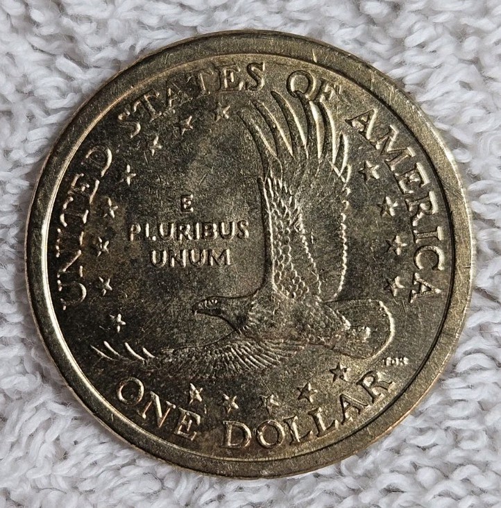 AU 2005 D Sacagawea dollar coin