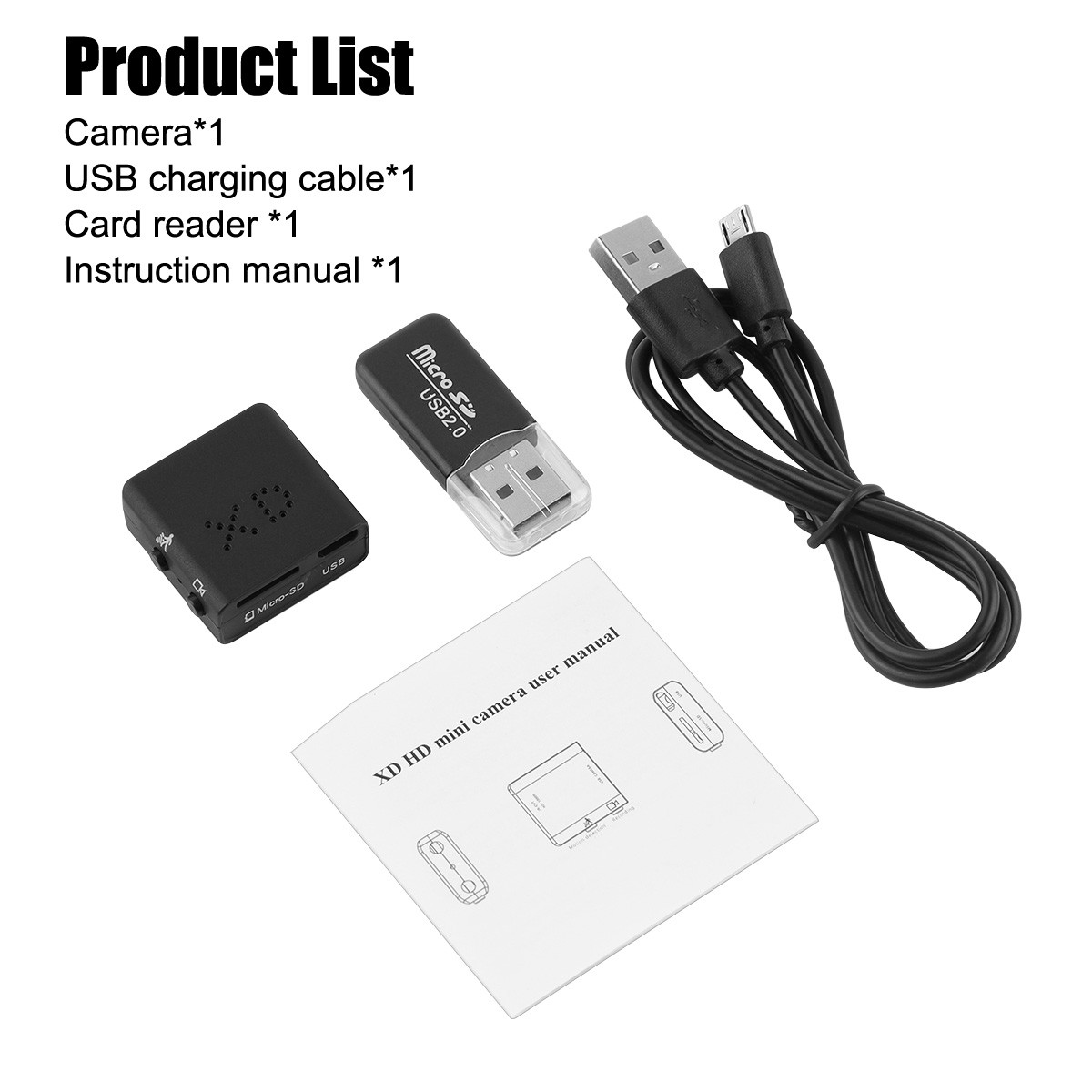 200mAh Battery Night Vision Capability Upgraded Version Direct Recording Device