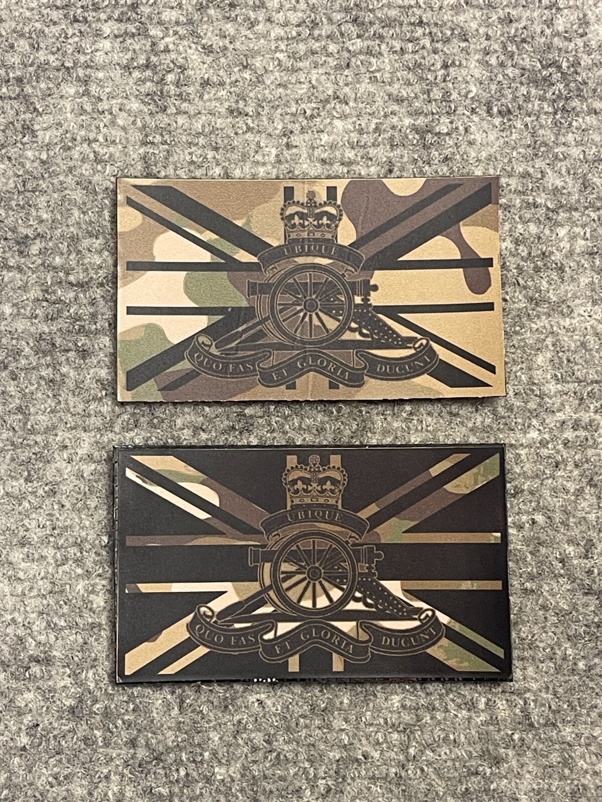 Royal Artillery Union Jack Flag IR Style RA Multicam Morale Patch 85mm x 50mm
