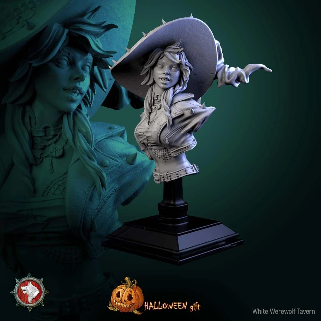 Nitsa Riot Bust - Resin Display Bust