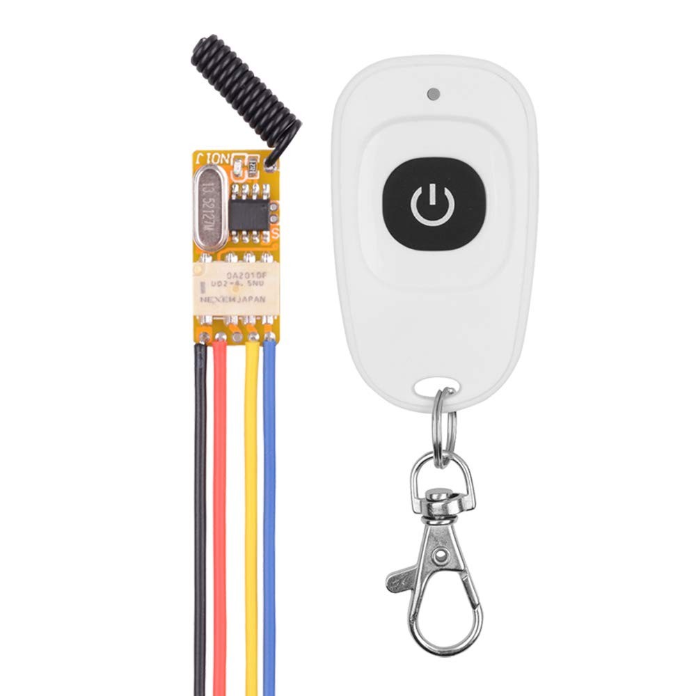 DC 3.7V - 12V 5V Mini Size Relay Remote Control Switch, 433Mhz Wireless RF Mo...