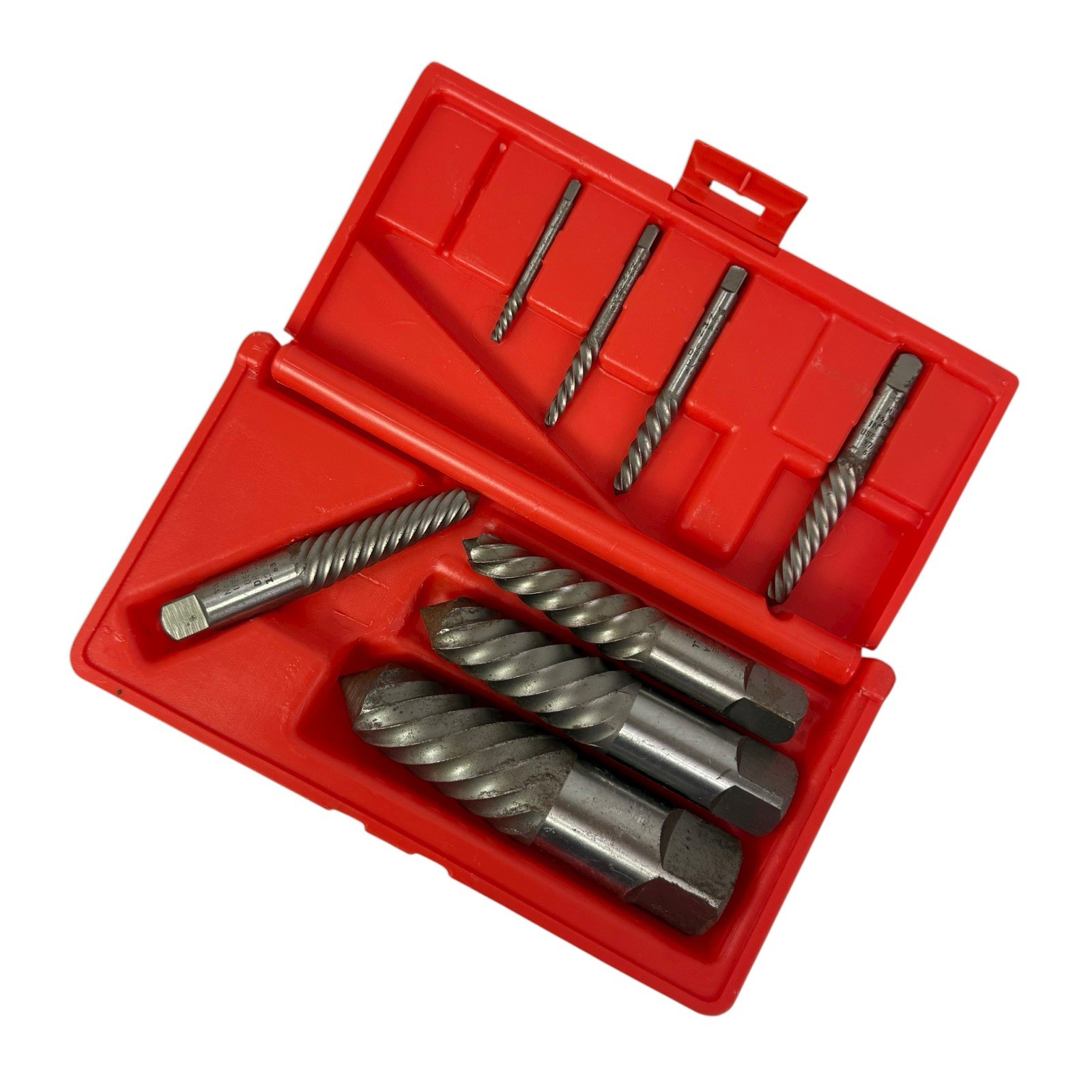 Vermont American 7 Piece Exctractor Screw Set USA Made Bits Drill w Case