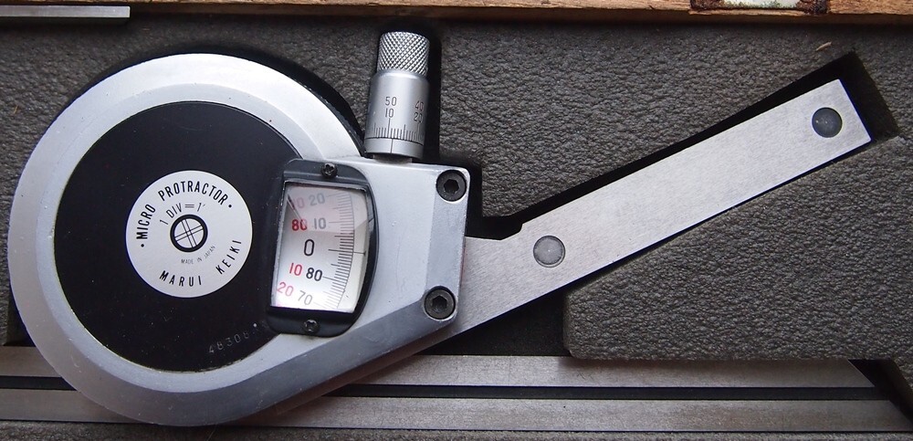 Marui Keiki MP-101 Micro Protractor 1 DIV=1' Precision Engineering tool