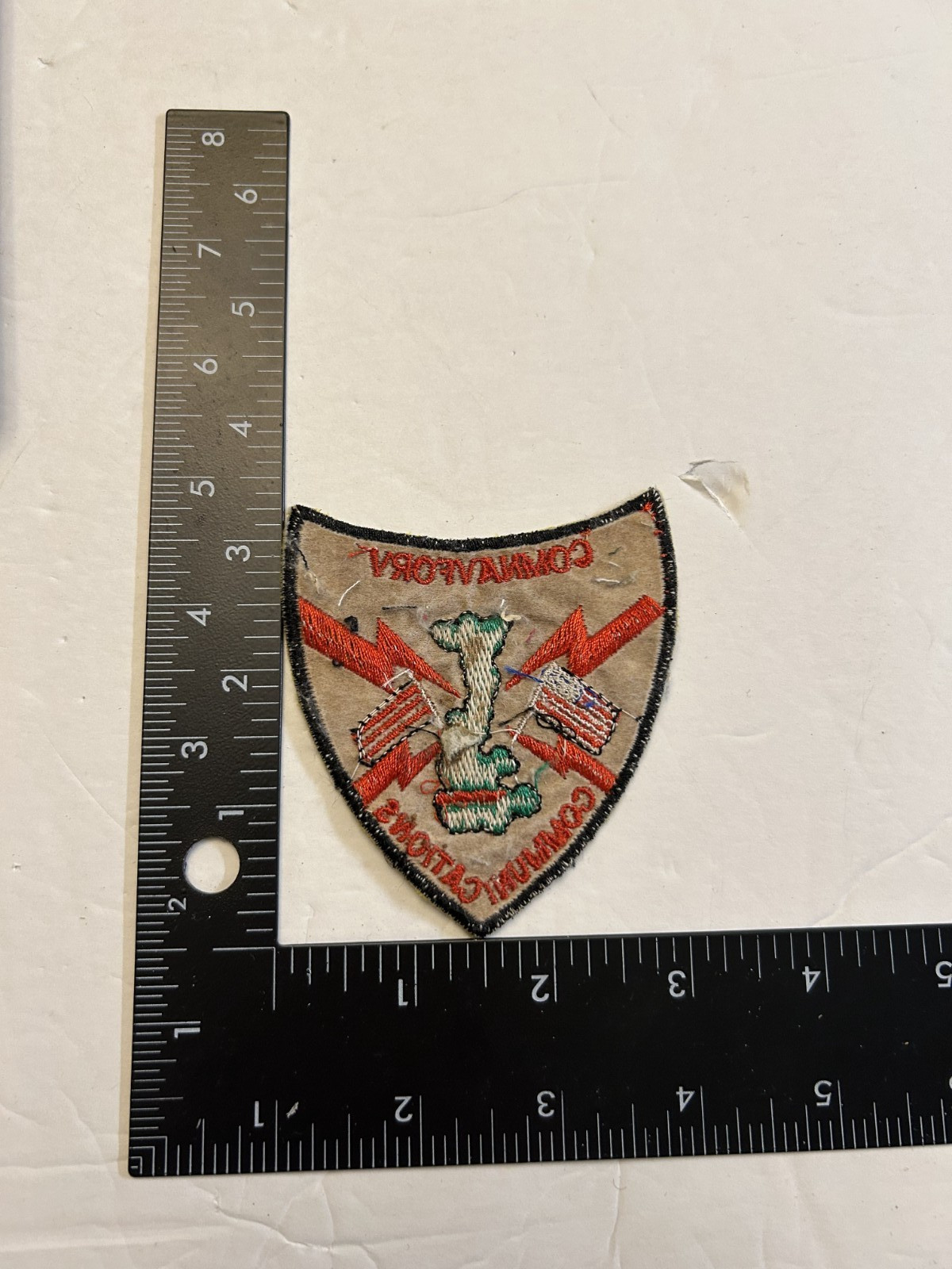 MH922 Repro US Navy Vietnam War Unit Patch Communications Commander IR29D
