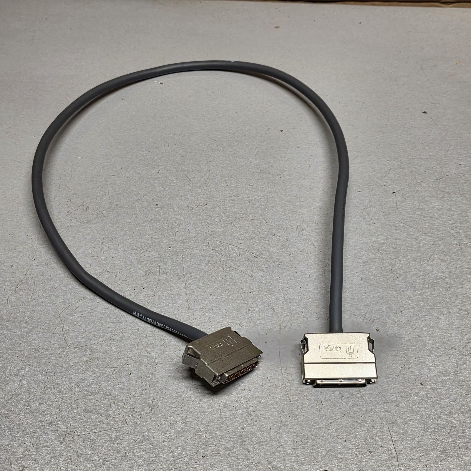 Iomega 02941100 SCSI-1 Centronics 50-Pin Male-Male Data Cable Vintage