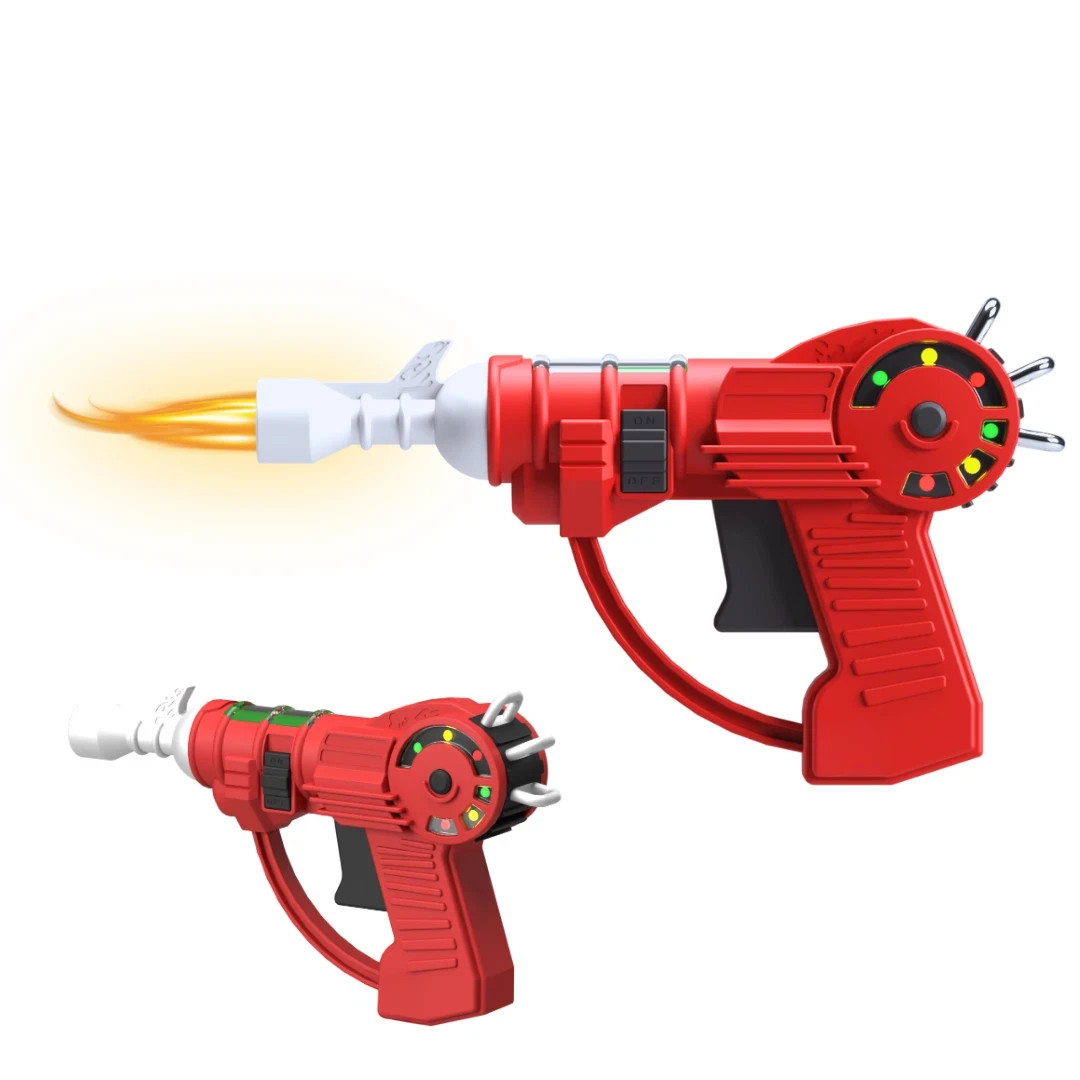Ray Gun Torch Lighter Mini Retro Refillable Butane Windproof Jet Flame Adjustabl
