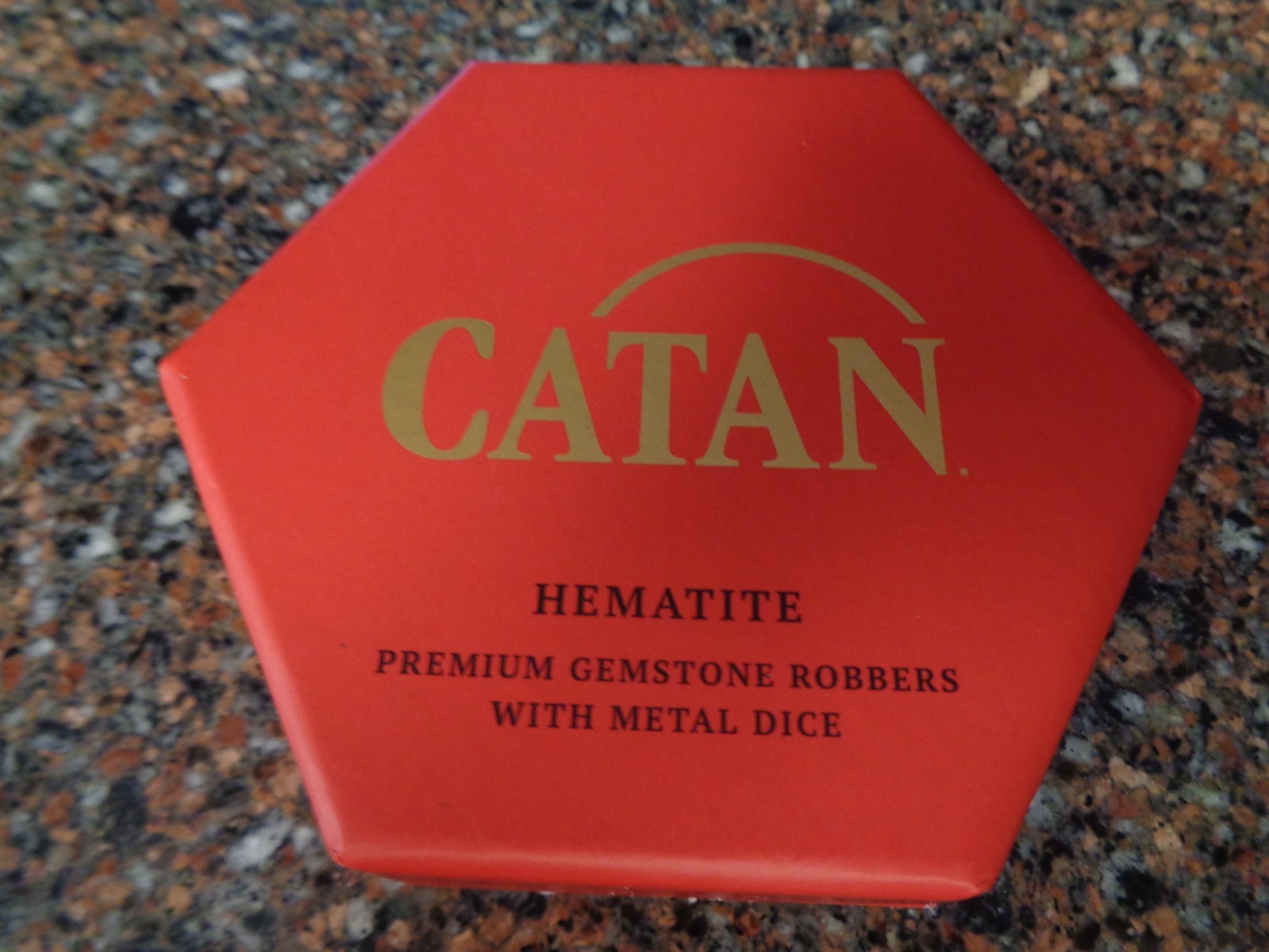 FanRoll Catan Hematite Premium Robber & Metal Dice Set Brand New