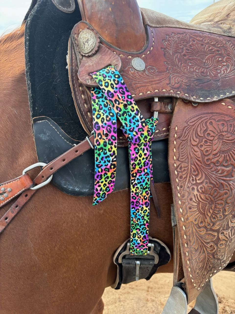 My Heart Horse madeUSA Nylon Western Saddle Cinch Latigo & Billet SET Horse Tack