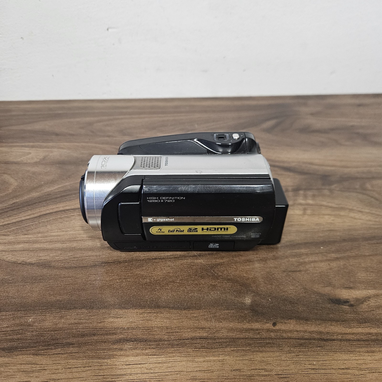 toshiba gigashot gsc-k80he camcorder 80gb hard drive high definition