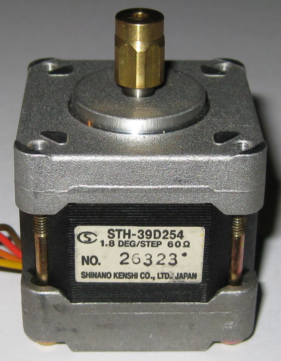Bipolar Stepper Motor with Brass Collar - 200 Steps / Rev - NEMA 16 - 5 mm Shaft