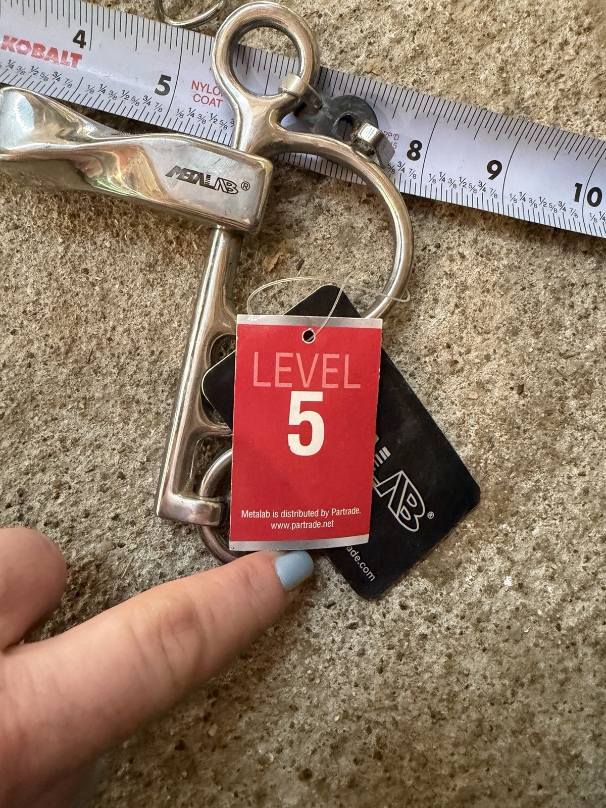 NWT 5.75” Metalab Thick Slow Twisted Pelham Bit